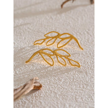 Load image into Gallery viewer, YOSHI - Stainless Steel Leaf Hollow Stud Earrings