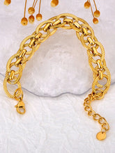 Load image into Gallery viewer, Elevate your style with this popular stainless steel long tassel necklace, featuring an 18K PVD gold plating for a luxurious finish. Its sleek, sweater chain design adds a trendy yet timeless touch to any outfit, making it perfect for layering or wearing alone. Durable and stylish, this personalized fashion piece is ideal for everyday wear or as a thoughtful gift for someone special.