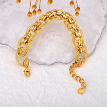 Load image into Gallery viewer, Elevate your style with this popular stainless steel long tassel necklace, featuring an 18K PVD gold plating for a luxurious finish. Its sleek, sweater chain design adds a trendy yet timeless touch to any outfit, making it perfect for layering or wearing alone. Durable and stylish, this personalized fashion piece is ideal for everyday wear or as a thoughtful gift for someone special.