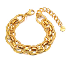 Load image into Gallery viewer, Elevate your style with this popular stainless steel long tassel necklace, featuring an 18K PVD gold plating for a luxurious finish. Its sleek, sweater chain design adds a trendy yet timeless touch to any outfit, making it perfect for layering or wearing alone. Durable and stylish, this personalized fashion piece is ideal for everyday wear or as a thoughtful gift for someone special.