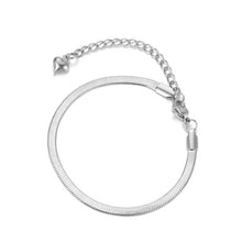 Load image into Gallery viewer, New Arrival Sample Jewelry Stainless Steel Snake chain Thin Bracelet Rose Gold / Gold Color Christmas