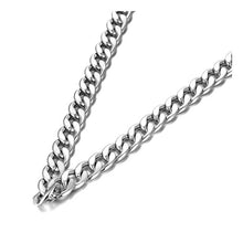 Load image into Gallery viewer, Stainless steel necklace comes in a rose gold, gold and silver colour. It is made of a thick chain with big links. Due to its thickness it is a statement necklace that do not need any additional accessory around your neck. The necklace is perfect for daily and night outfits. It has lobster clasp.