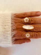 Load image into Gallery viewer, Vintage stainless steel waterproof flower bohemian women&#39;s adjustable ring
