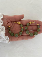 Load image into Gallery viewer, NYX - Resin Bead Chain C-Shape Huggie Earrings for Women | Stainless Steel Handmade French Style
