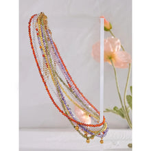 Load image into Gallery viewer, NEEHA - Colorful cubic zirconia stainless steel collar necklace
