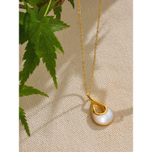 Load image into Gallery viewer, MASCHA - Natural stone water drop pendant necklace
