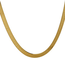 Load image into Gallery viewer, This elegant necklace is made of 18K gold plated stainless steel. It comes in two colours, gold and silver. This necklace is a perfect piece for any daily or evening combination. The necklace has a size adjustable chain with a lobster clasp. Adjustable chain is additionally adorned with a small heart.
