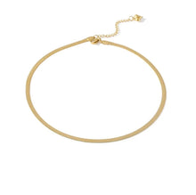 Load image into Gallery viewer, This elegant necklace is made of 18K gold plated stainless steel. It comes in two colours, gold and silver. This necklace is a perfect piece for any daily or evening combination. The necklace has a size adjustable chain with a lobster clasp. Adjustable chain is additionally adorned with a small heart.
