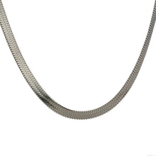 Load image into Gallery viewer, This elegant necklace is made of 18K gold plated stainless steel. It comes in two colours, gold and silver. This necklace is a perfect piece for any daily or evening combination. The necklace has a size adjustable chain with a lobster clasp. Adjustable chain is additionally adorned with a small heart.
