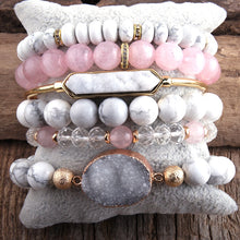 Load image into Gallery viewer, RH Fashion Boho Natural Beaded Bracelet Sets &amp; 6pc Stack Bracelet Set For Bohemian Jewelry DropShip
