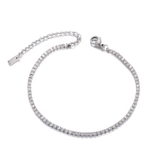 Load image into Gallery viewer, MILA - Stainless steel chain bracelet adorned with Austrian crystals
